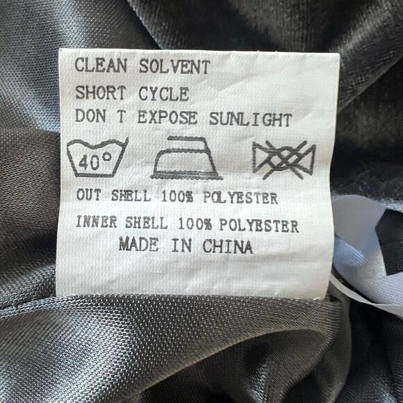 Revelry Gray Velvet Tube Top Feminine Chic Going Out Top Size Medium - Picture 6 of 6